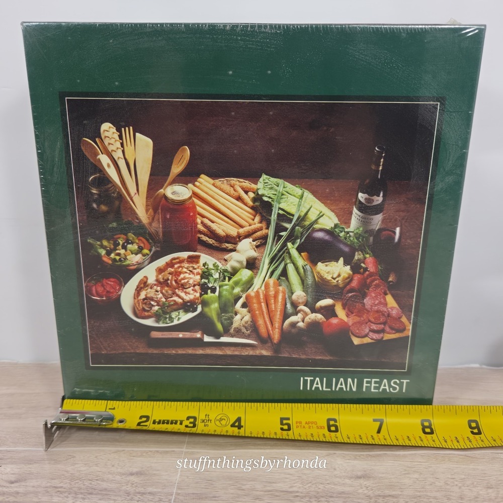 New In Cellophane Sealed Box Puzzlemasters 500pc Puzzle: Italian Feast 14 X 18